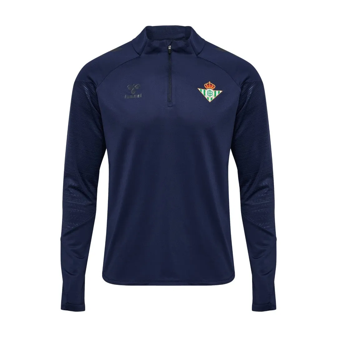 Sudadera Entrenamiento Portero Media Cremallera Niño Azul Marino 24/25