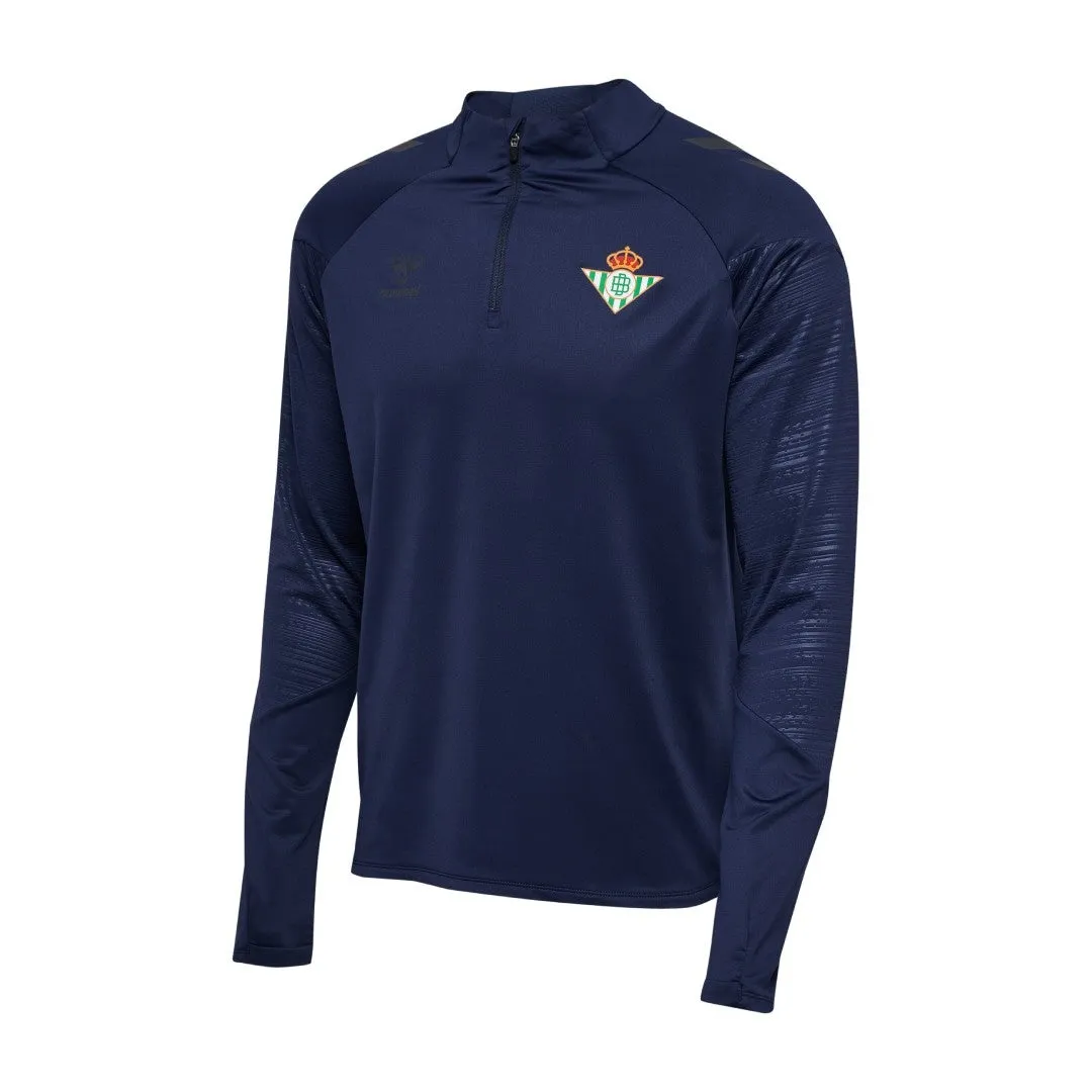 Sudadera Entrenamiento Portero Media Cremallera Niño Azul Marino 24/25
