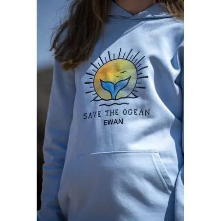 SUDADERA MINI SAVE THE OCEAN 