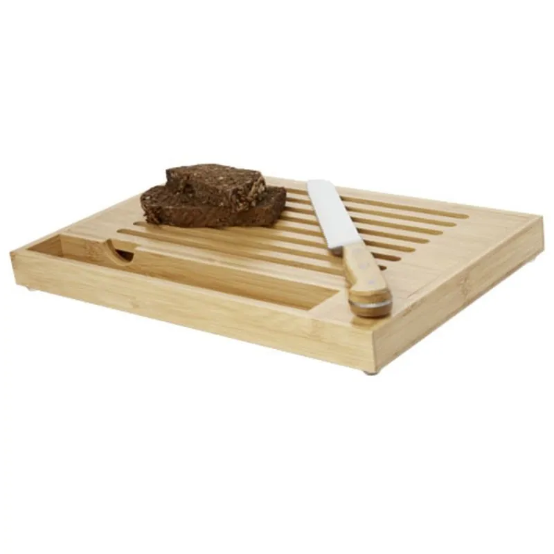 Tabla de cortar de bambú con cuchillo 'Pao'