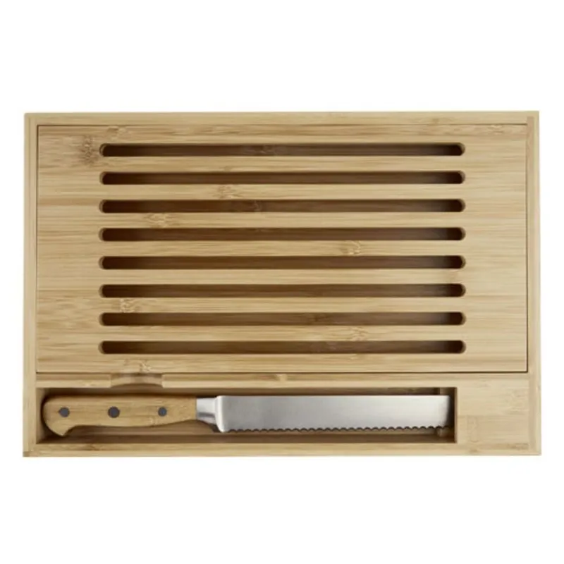 Tabla de cortar de bambú con cuchillo 'Pao'