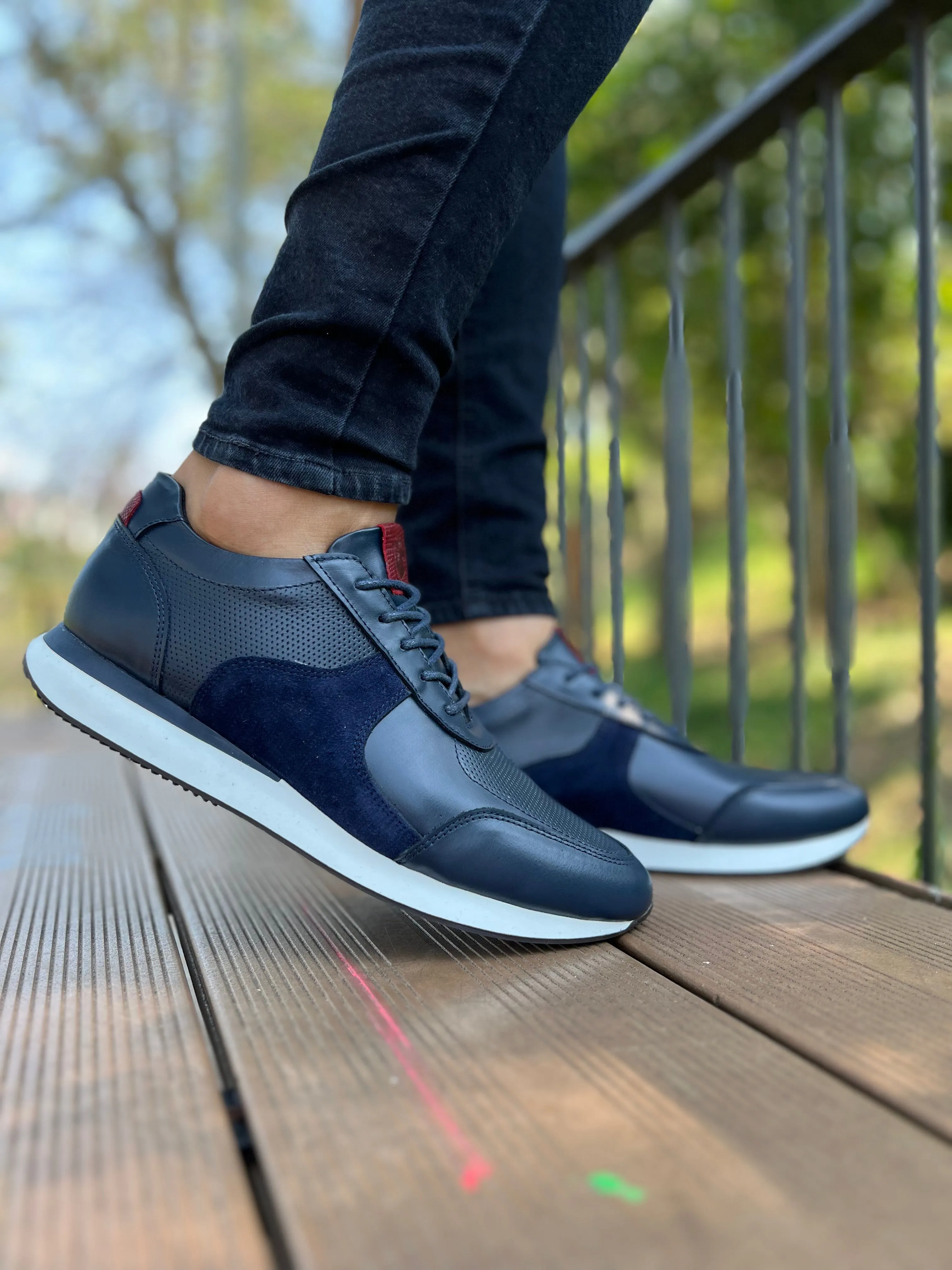 TENIS LUIS DE CUERO PARA HOMBRE / RF: M11