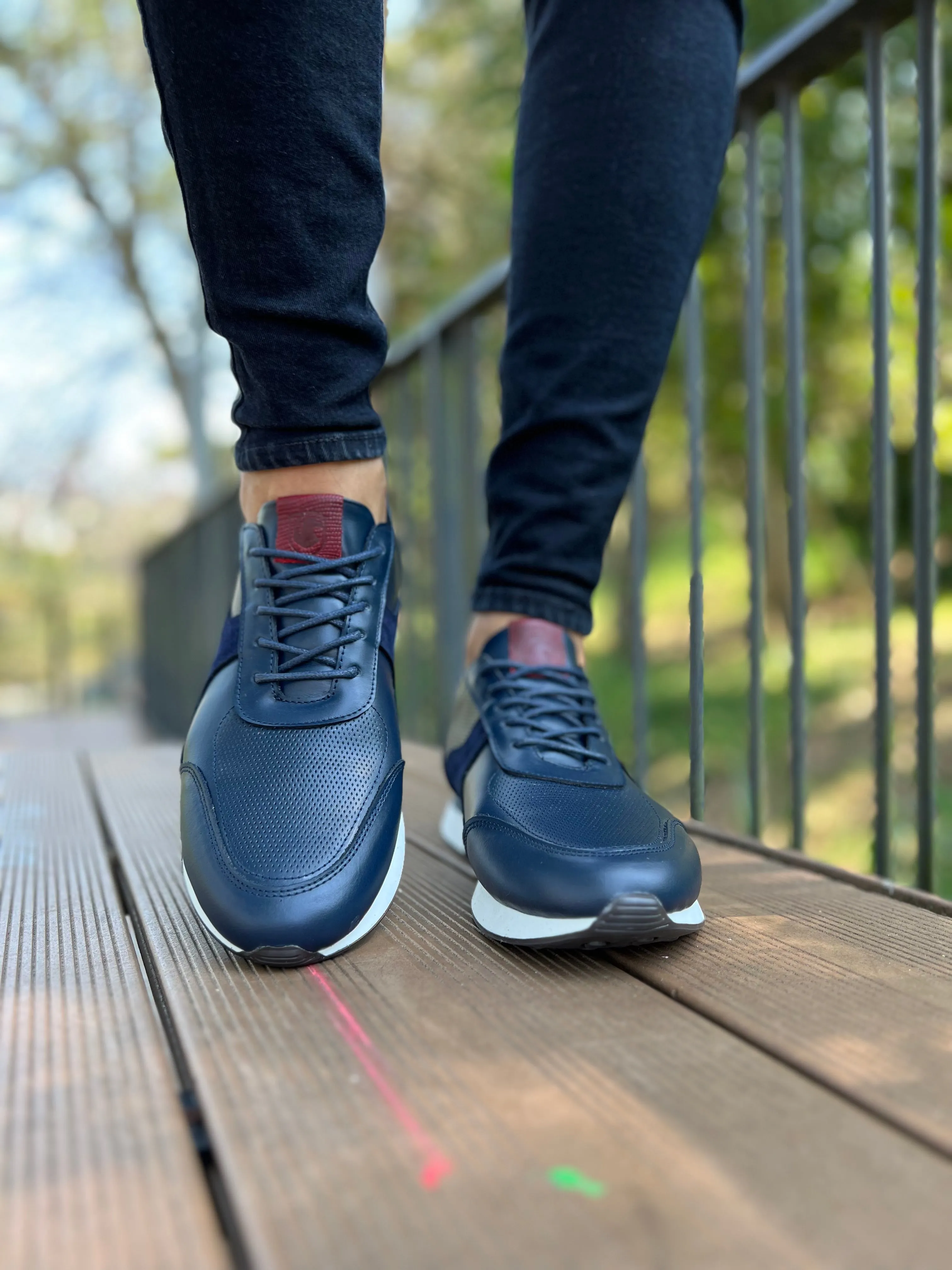 TENIS LUIS DE CUERO PARA HOMBRE / RF: M11