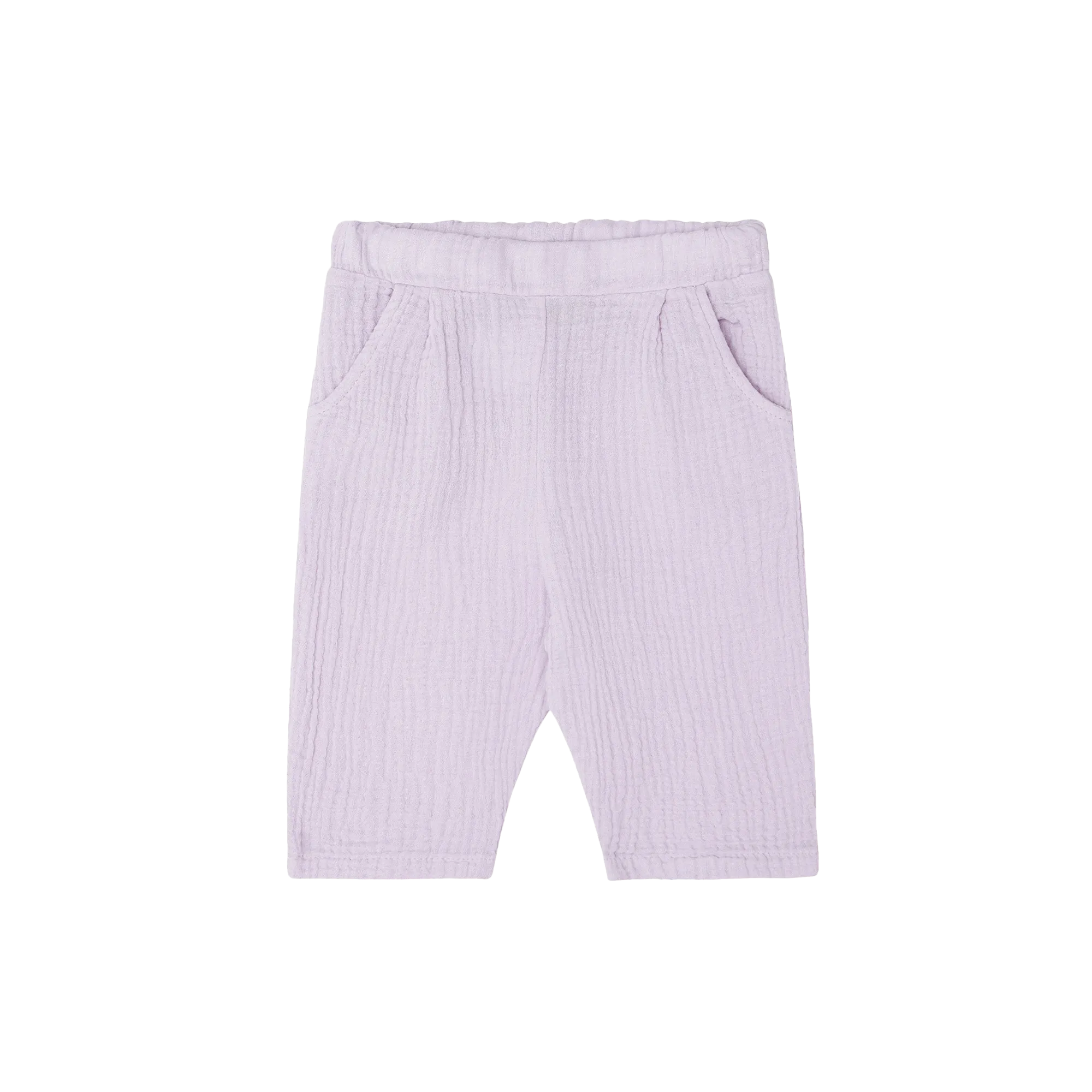 THE CAMPAMENTO Pantalón recto de algodón en violeta