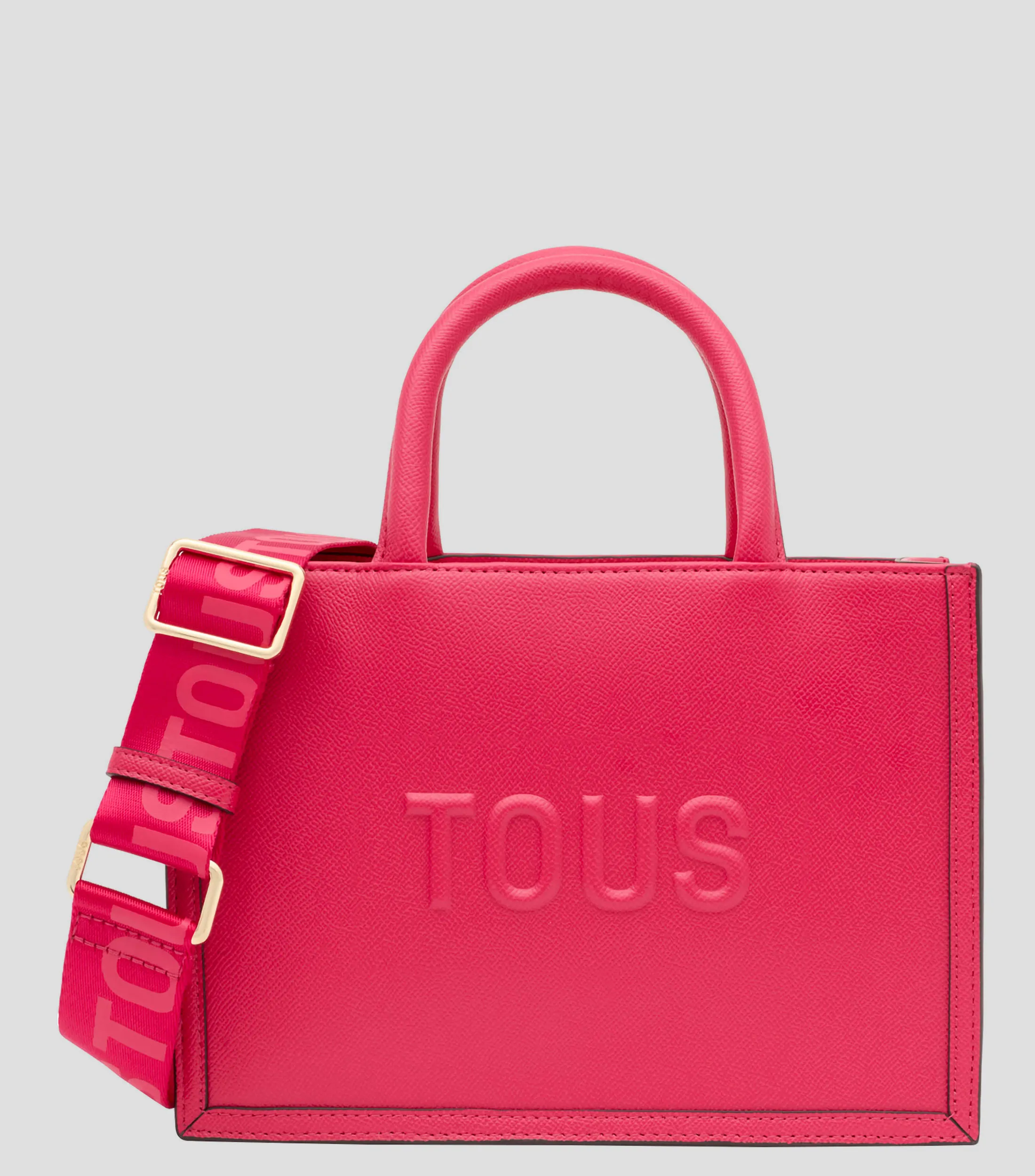 Tous Bolso tote fucsia Brenda con logotipo Mujer