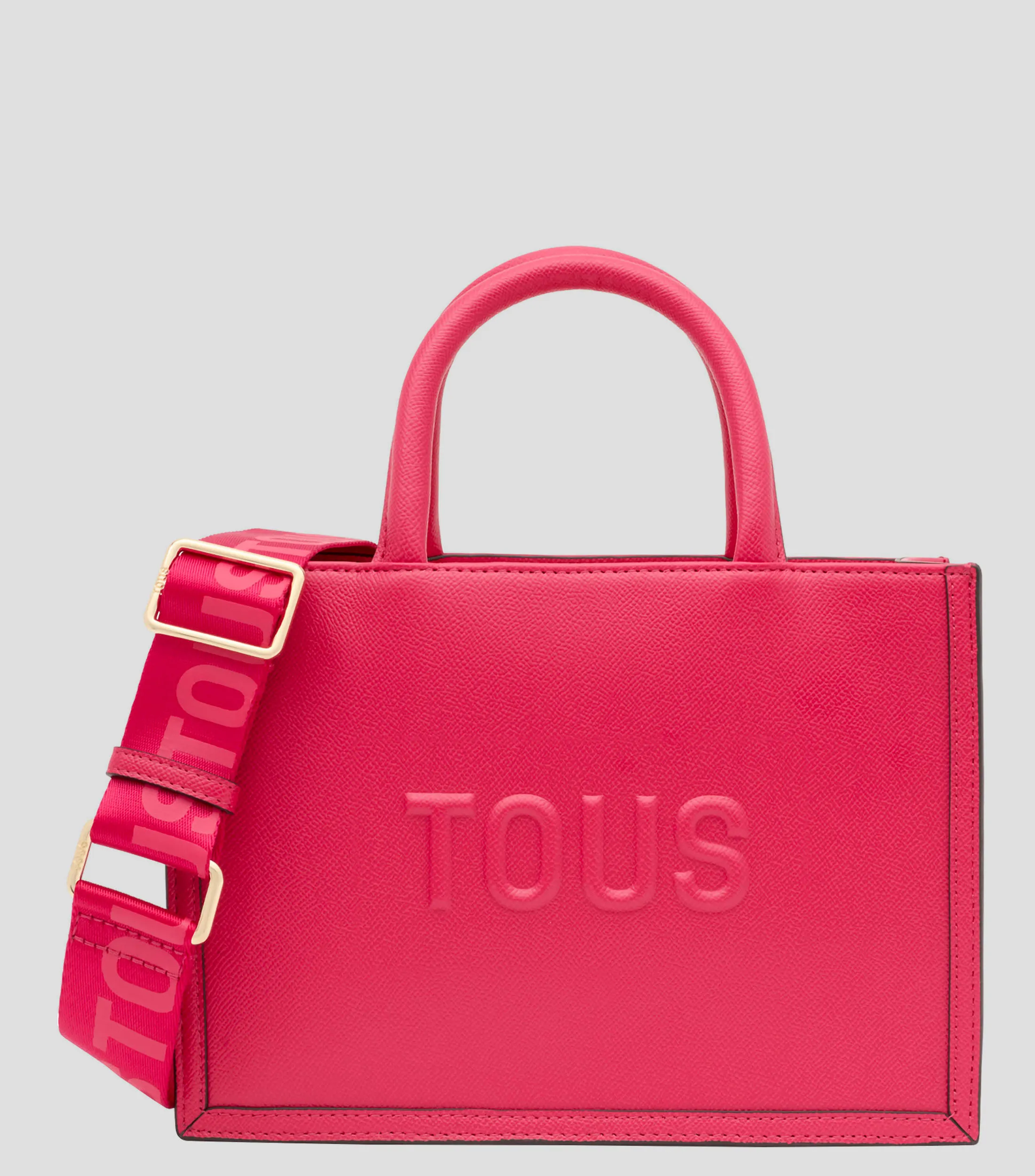 Tous Bolso tote fucsia Brenda con logotipo Mujer
