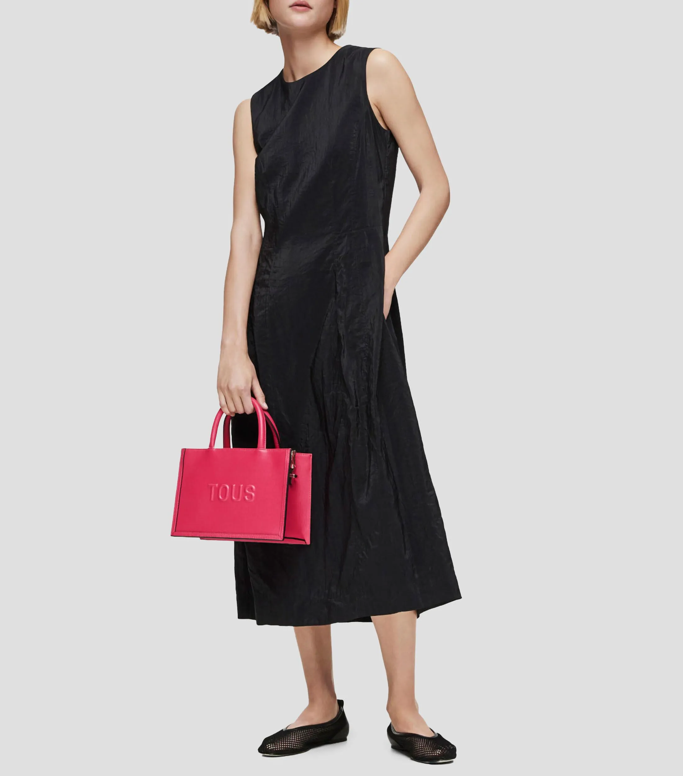 Tous Bolso tote fucsia Brenda con logotipo Mujer