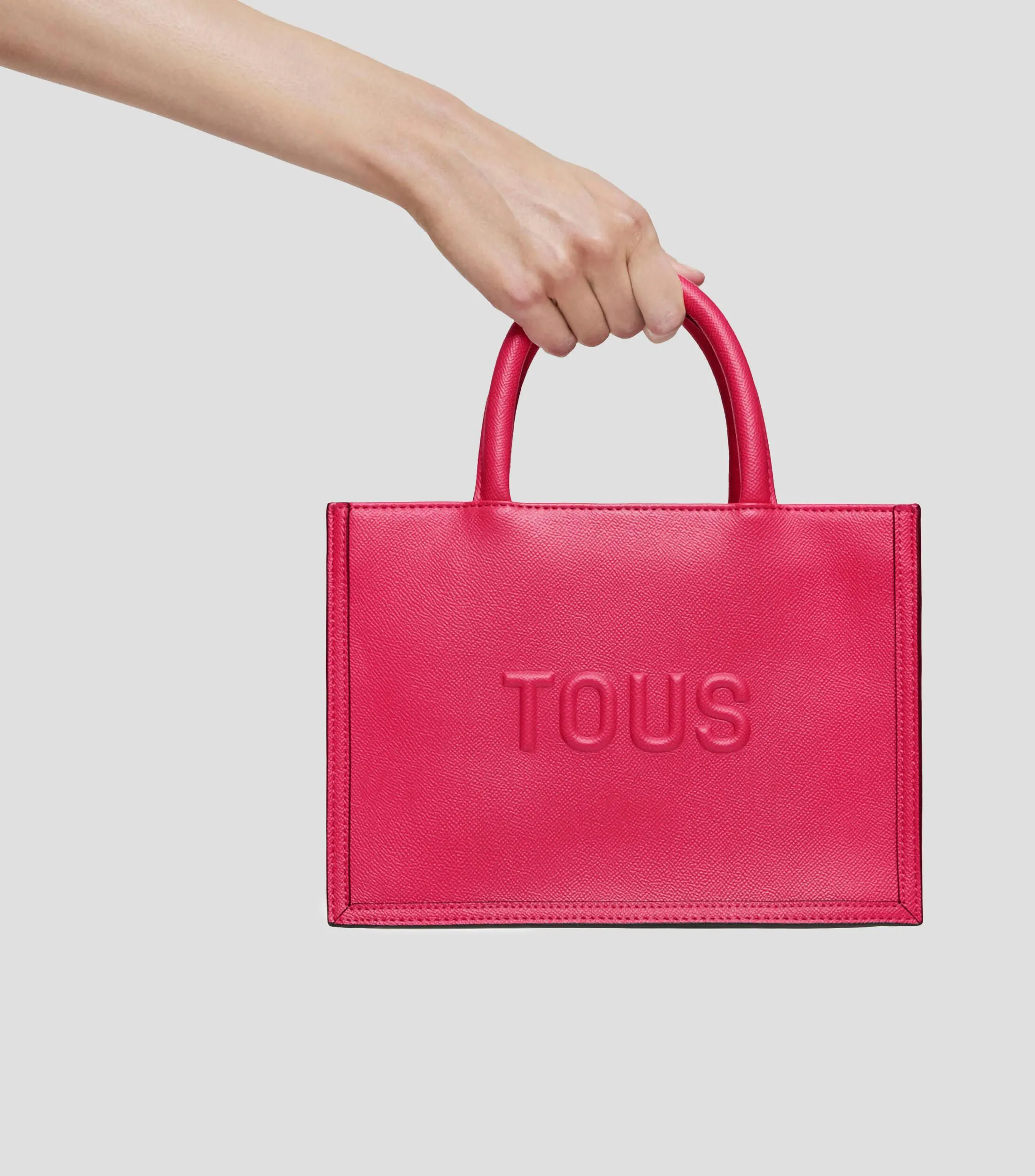 Tous Bolso tote fucsia Brenda con logotipo Mujer