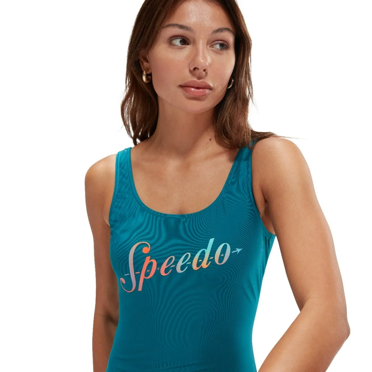 TRAJE DE BAñO NATACIóN MUJER SPEEDO DEEP UBACK AZUL
