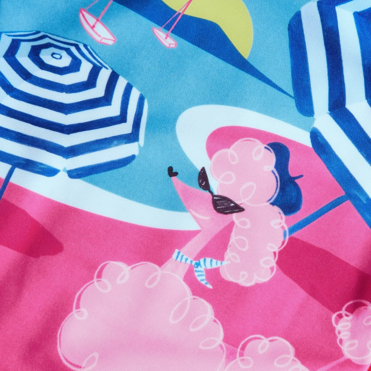 Traje de Baño Natación Niña Speedo Digital Print Rosado/Azul