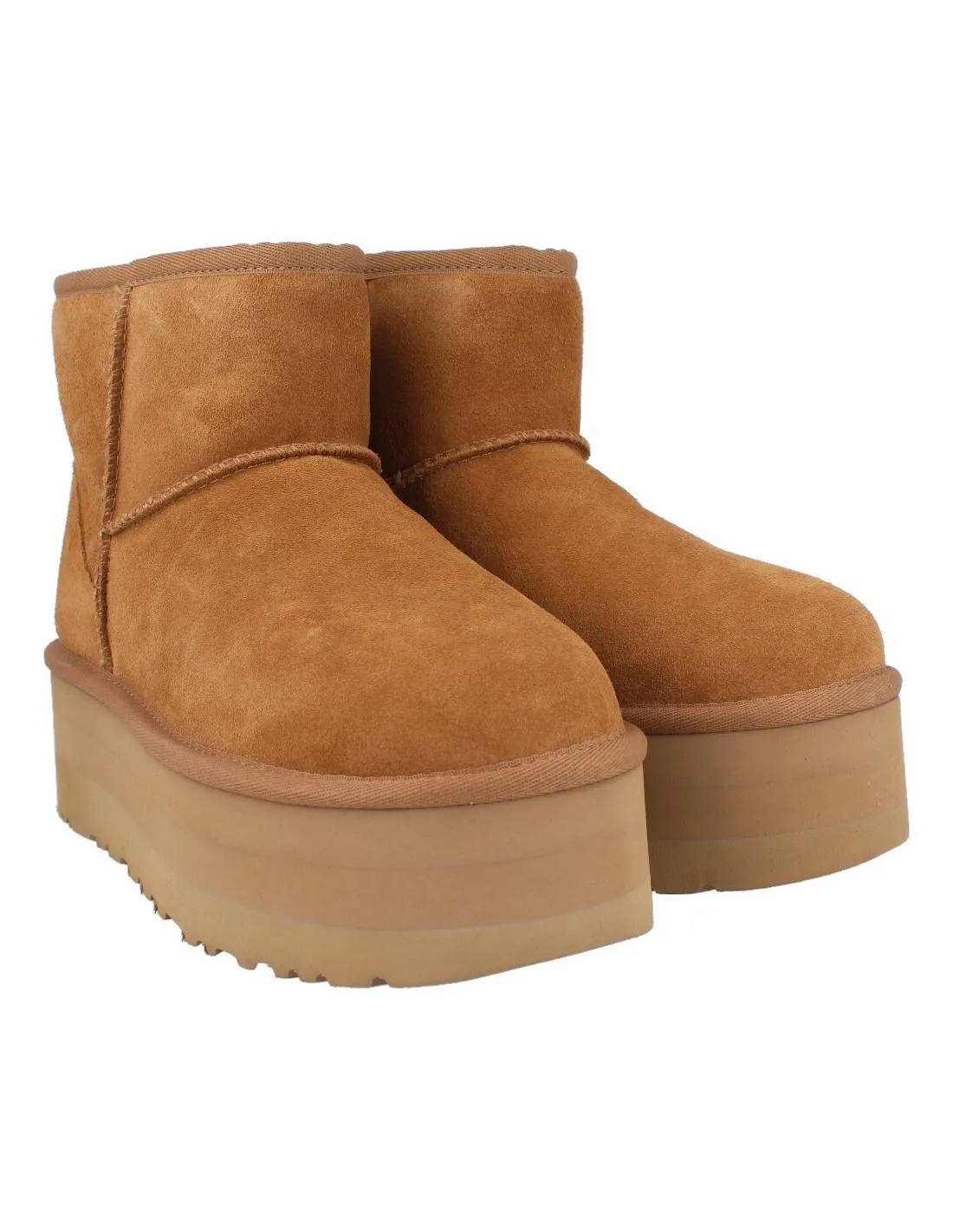 UGG  BOTAS W CLASSIC MINI PLATAFORM CUERO