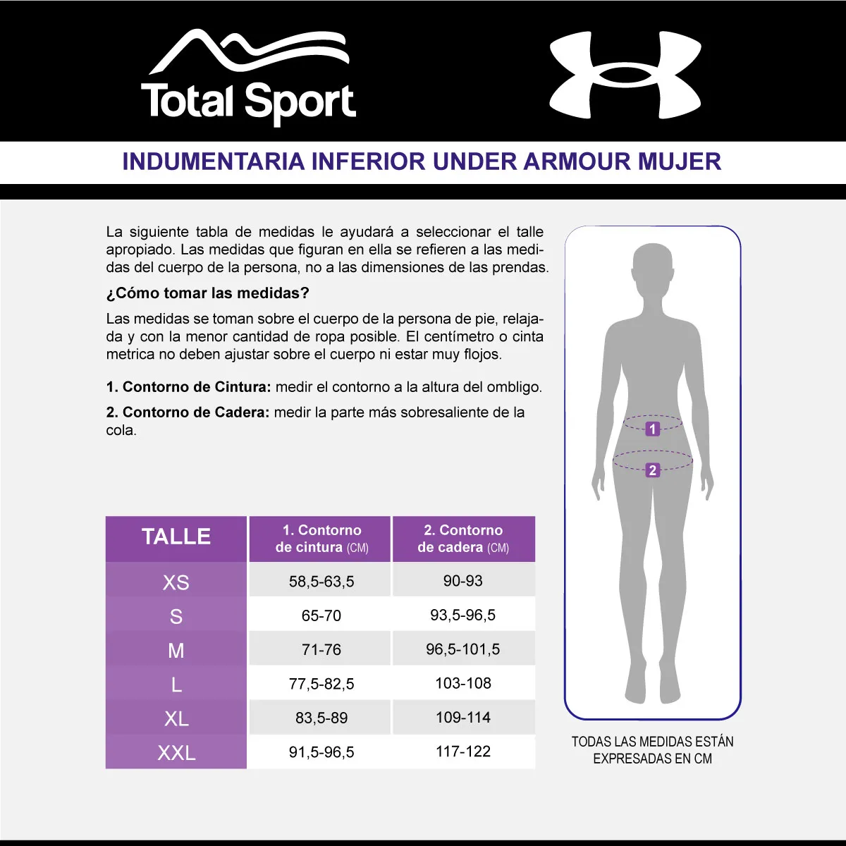Under Armour Calza Ws Armour Mid Leg – Mujer – 1382508001