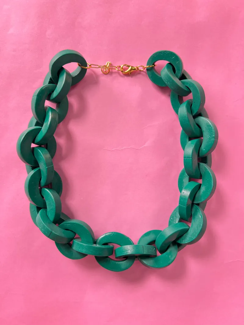 VIRGINIA DEMARIA Collar Cadenas