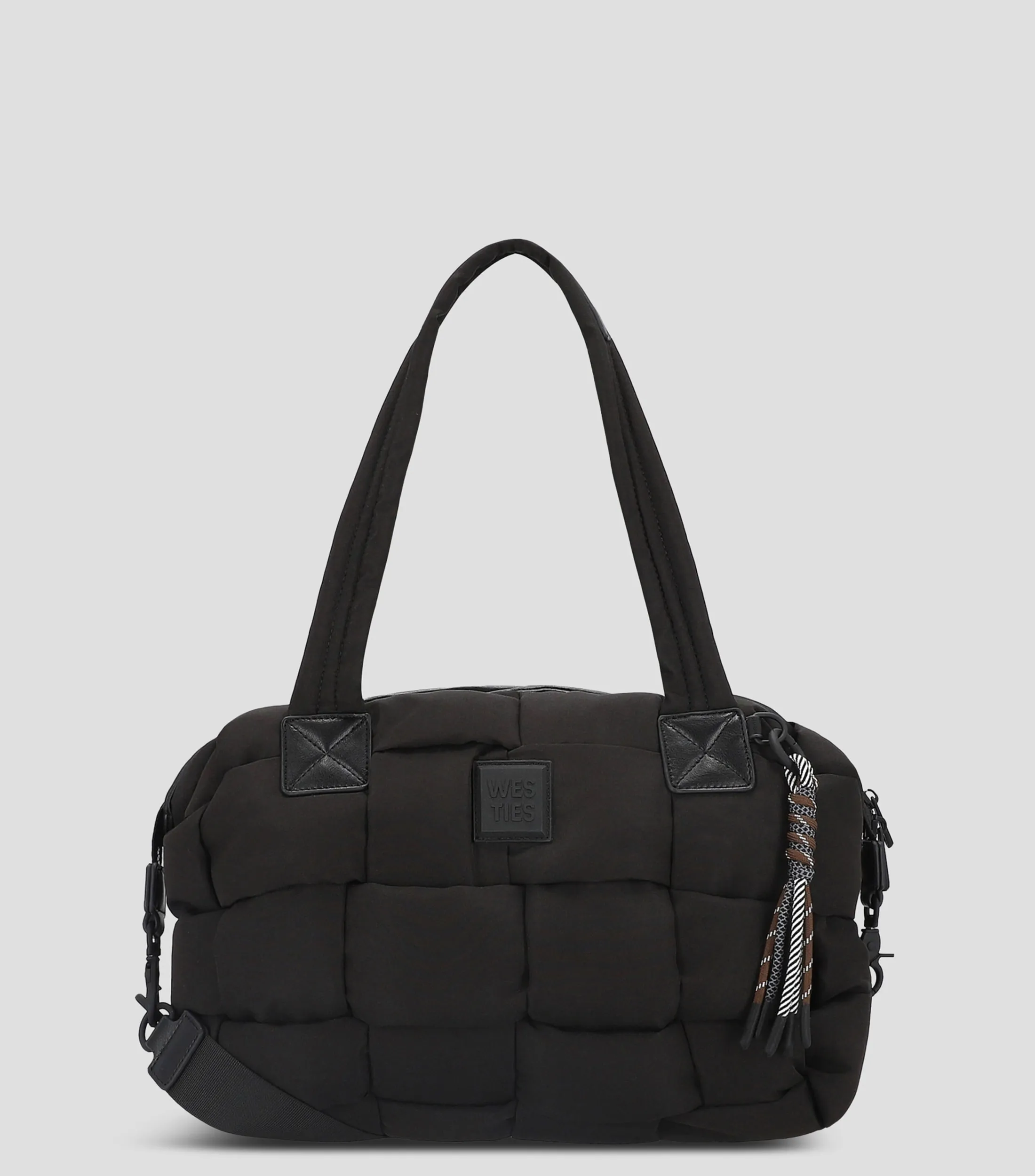 Westies Bolso satchel con bloques entrelazados Mujer