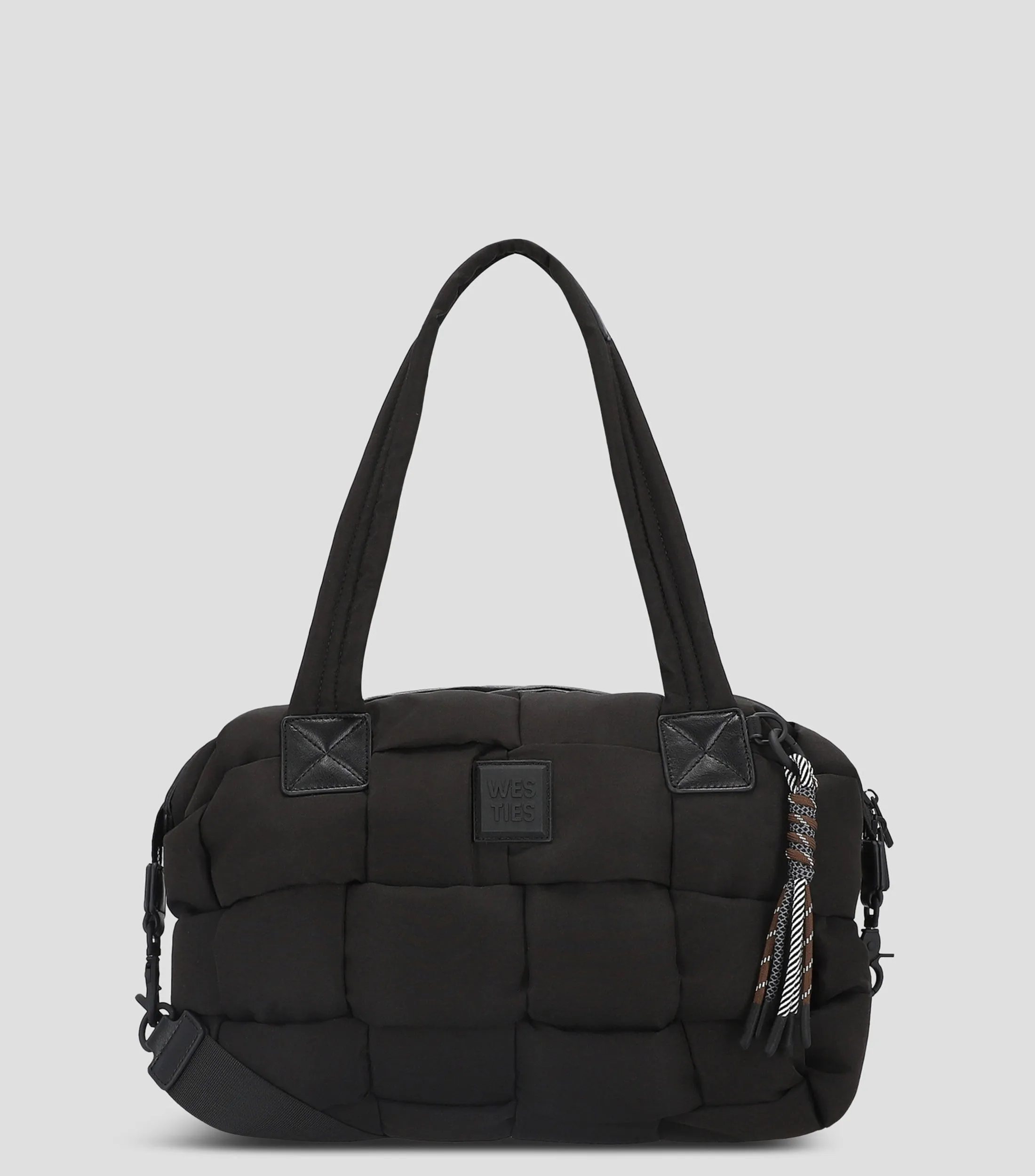 Westies Bolso satchel con bloques entrelazados Mujer