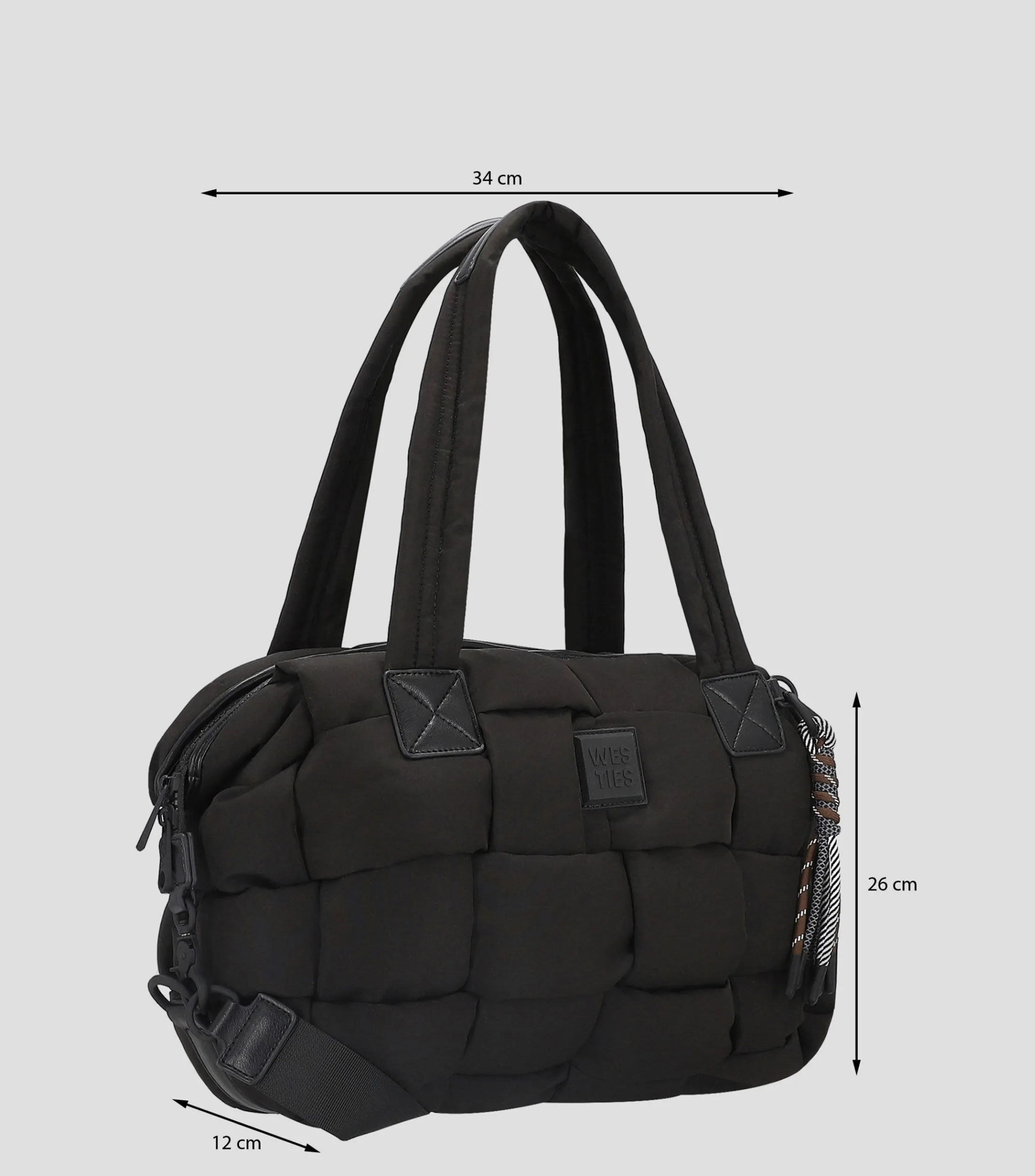 Westies Bolso satchel con bloques entrelazados Mujer