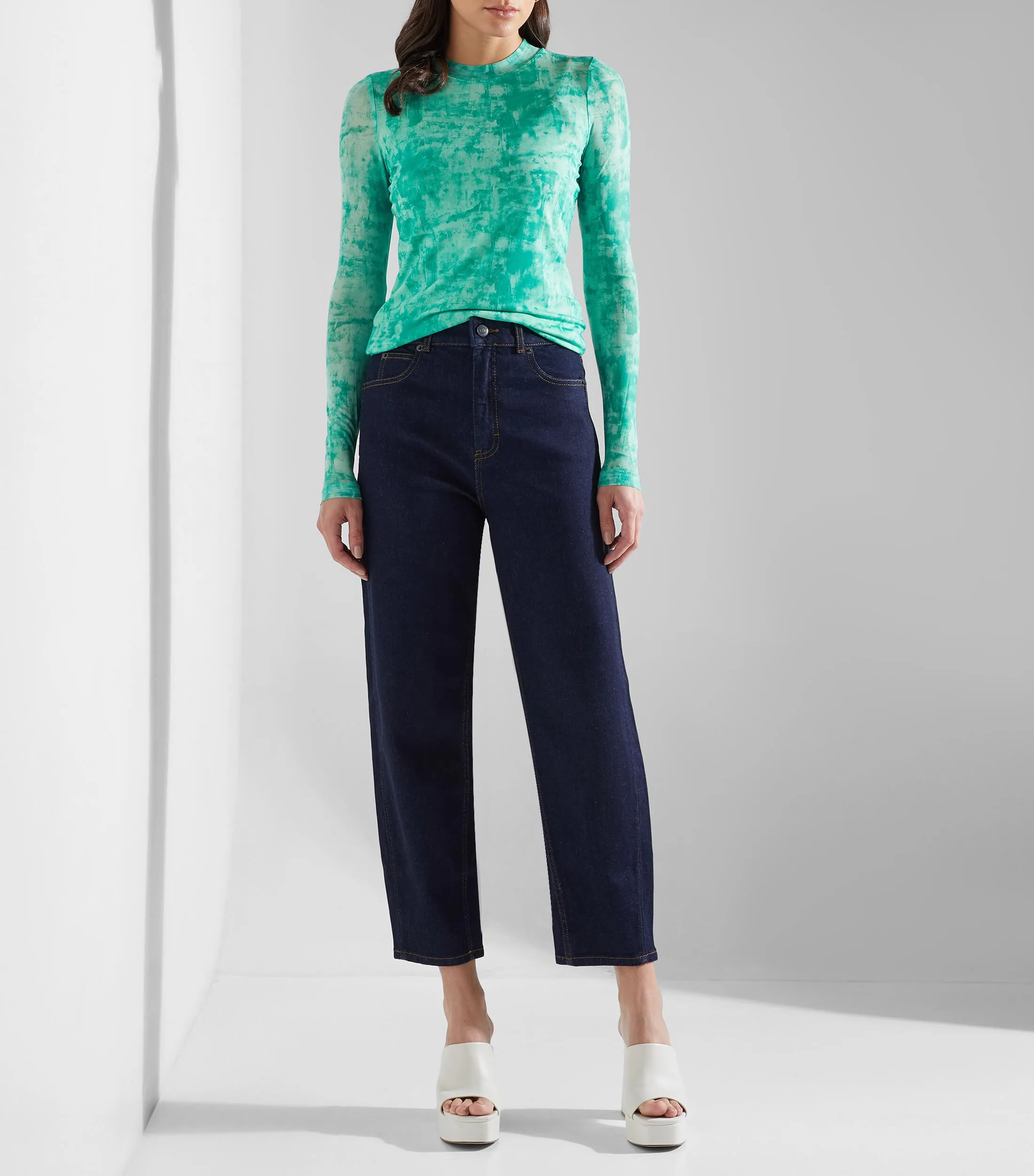 Whistles Jeans de corte barrel leg Mujer
