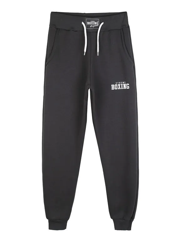 Xtreme Boxing Pantalón deportivo niño con cordón y puños.