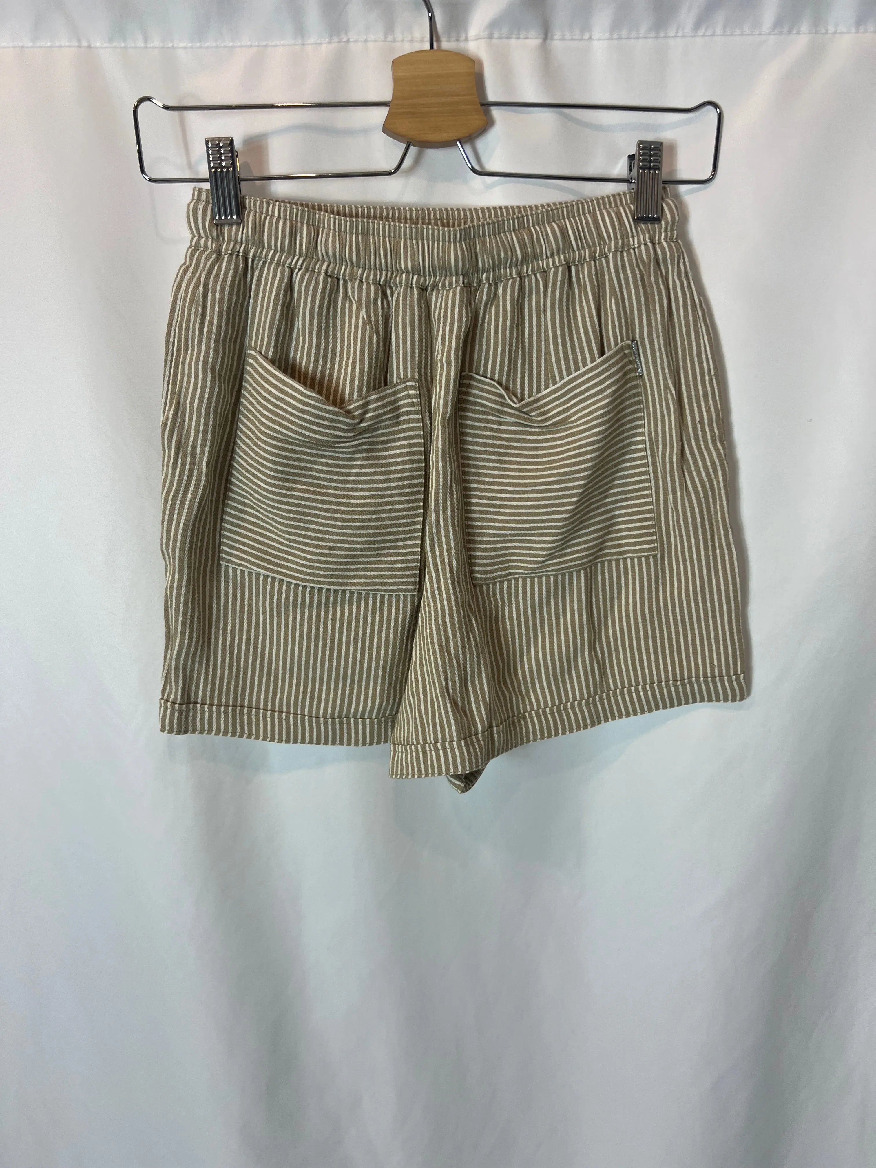 YERSE. Pantalón corto rayas T.xs