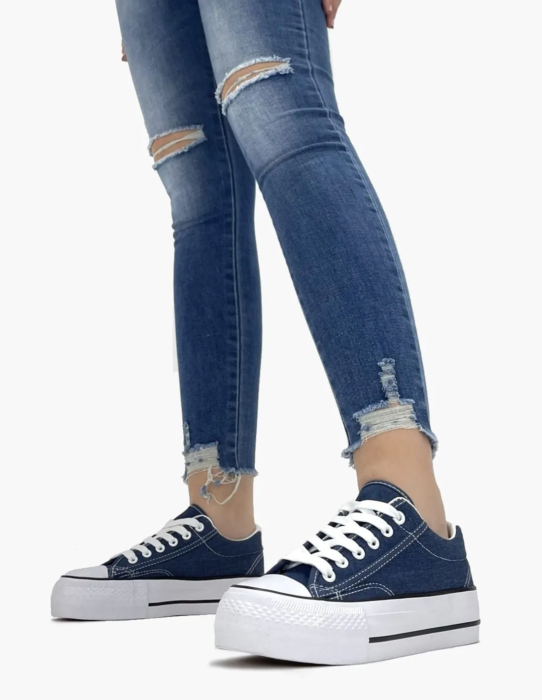Zapatilla vaquera lona | Doble suela
