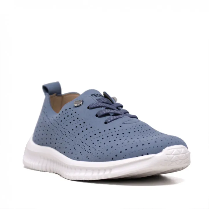 Zapatillas Amarpies color jean flexibles