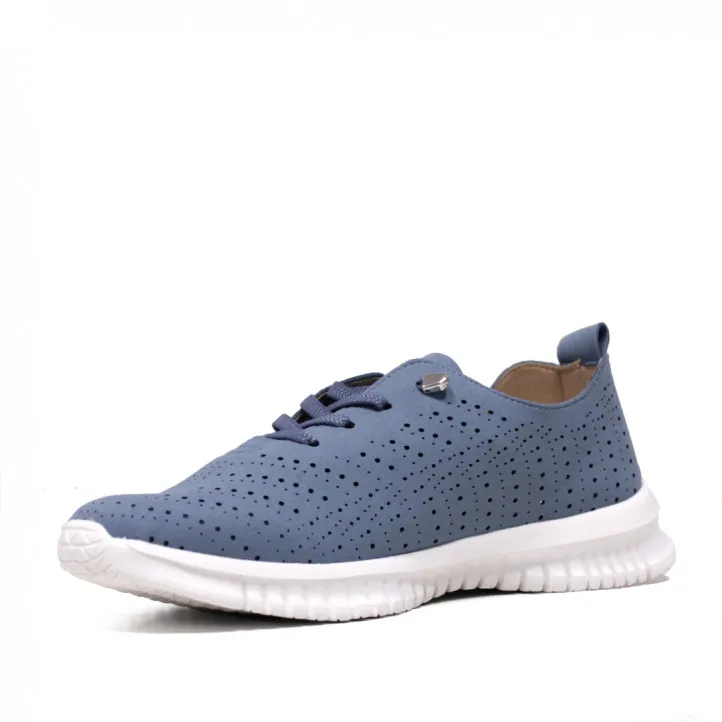 Zapatillas Amarpies color jean flexibles