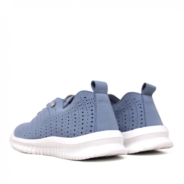 Zapatillas Amarpies color jean flexibles