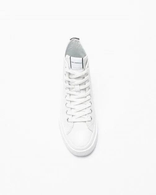 Zapatillas blancas Karl Lagerfeld Kampus III Karl NFT Hi Lace Blanco