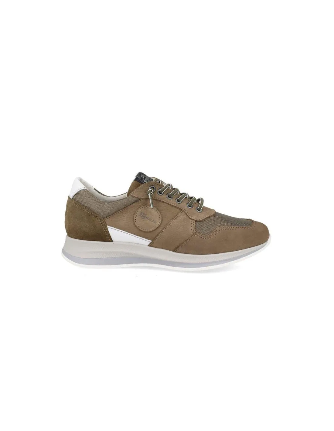 Zapatillas color kaki hombre