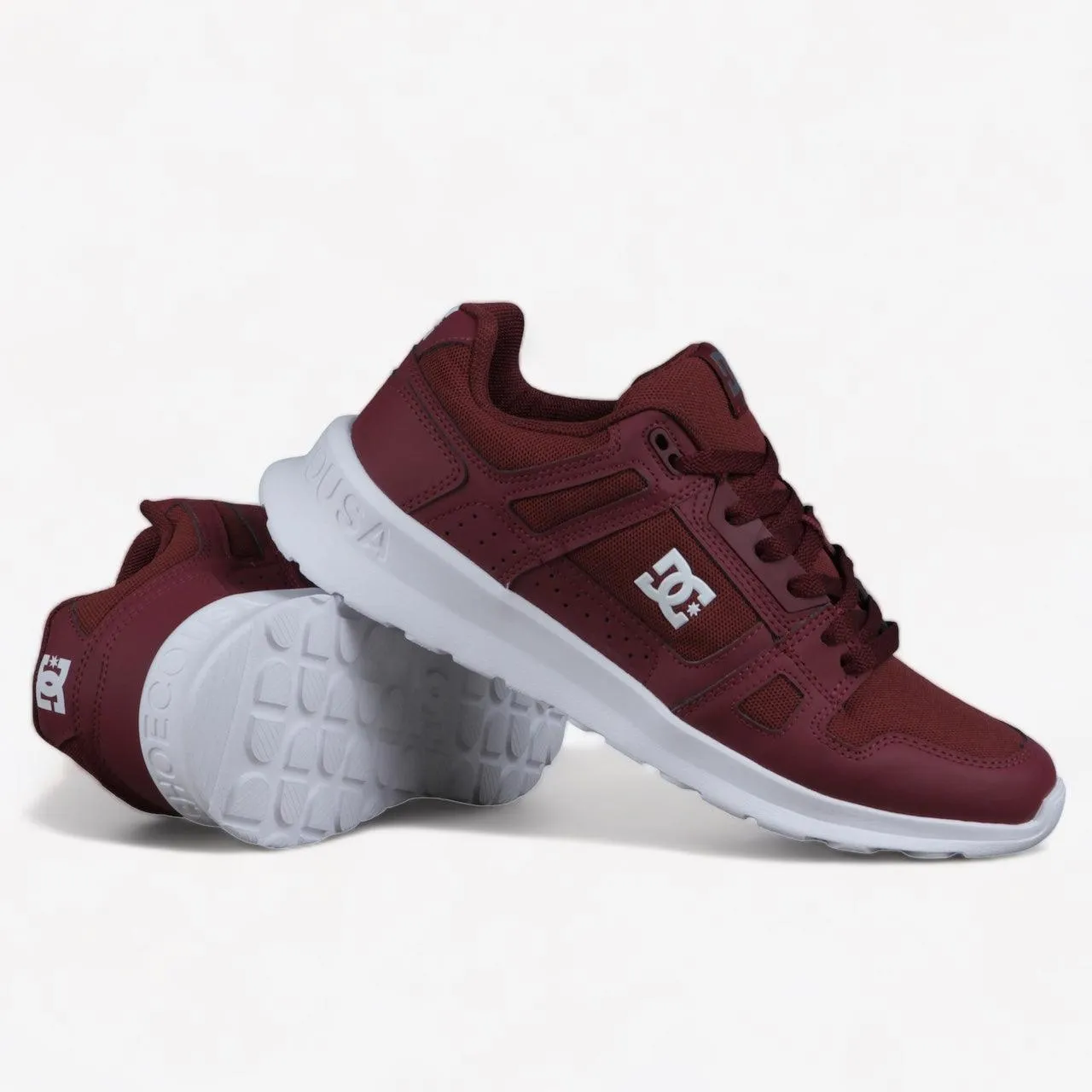 Zapatillas Dc Stag Lite Bordo