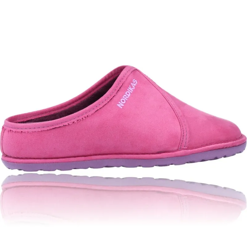 Zapatillas de Casa para Mujer Nordikas Tex SRA 1280 Microsuede