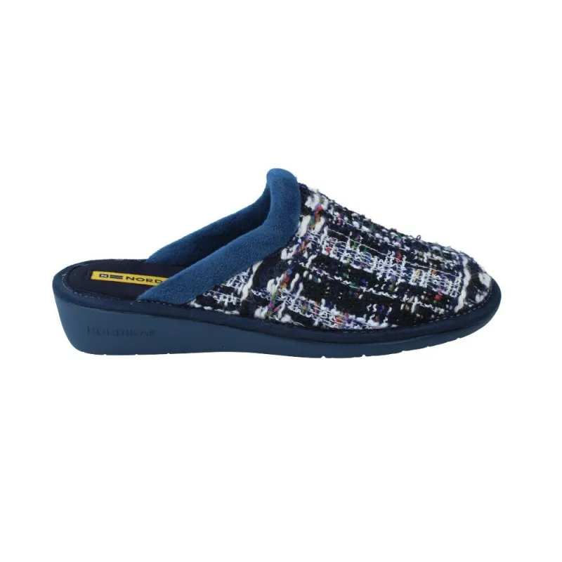 Zapatillas de Casa Sin Talón Pantuflas para Mujer de Nordikas Top Line Sra 234