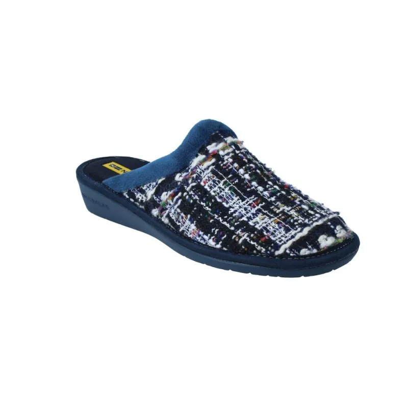 Zapatillas de Casa Sin Talón Pantuflas para Mujer de Nordikas Top Line Sra 234