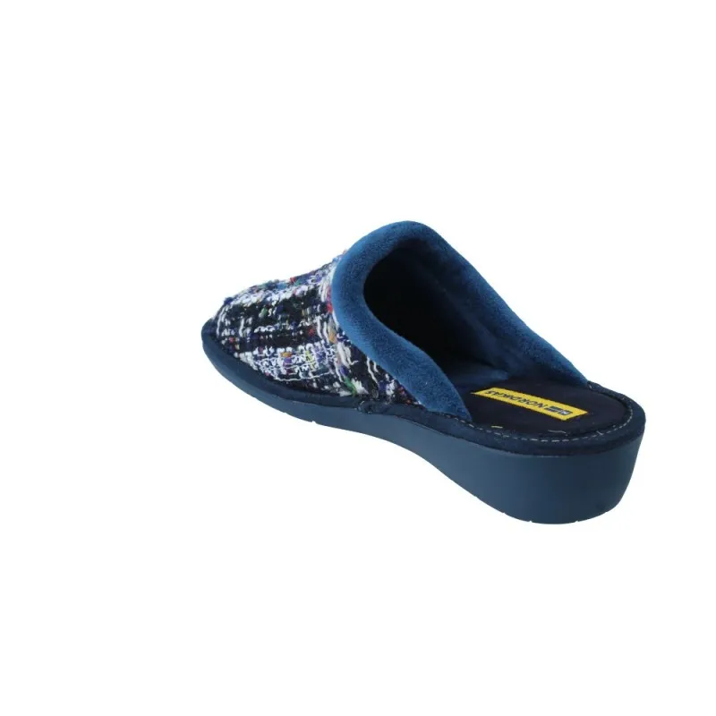 Zapatillas de Casa Sin Talón Pantuflas para Mujer de Nordikas Top Line Sra 234