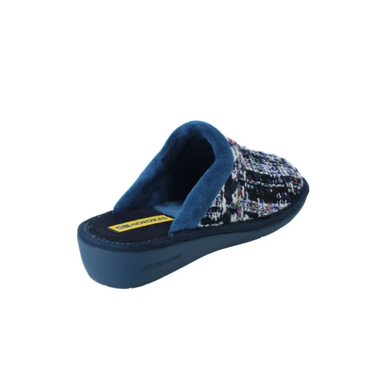 Zapatillas de Casa Sin Talón Pantuflas para Mujer de Nordikas Top Line Sra 234