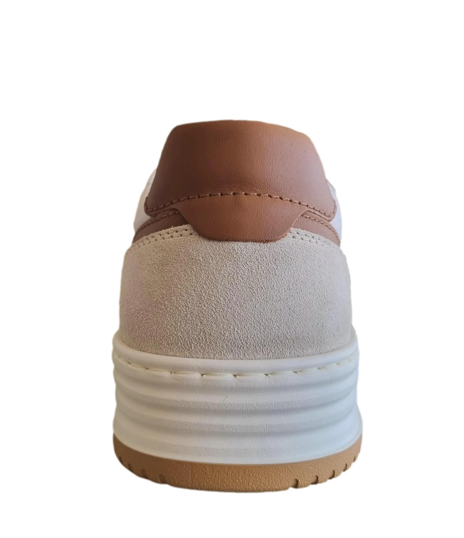 Zapatillas de hombre Hogan H630 baloncesto HXM6300EU50ODZ0FRK blanco y marrón