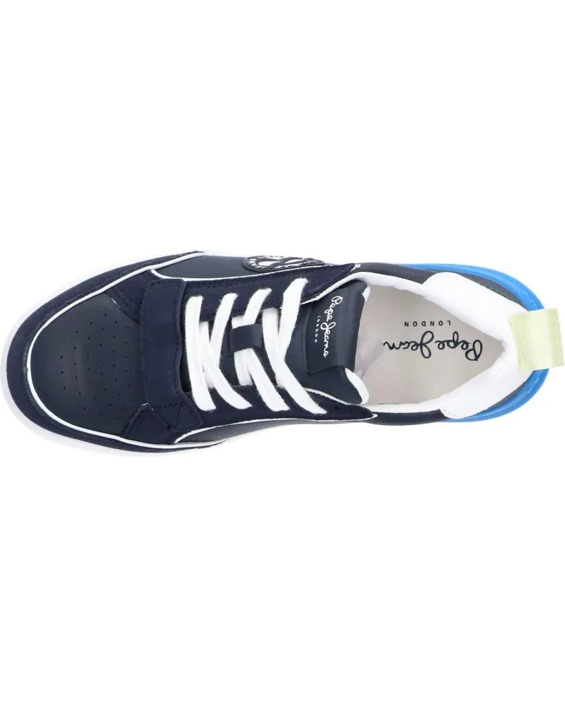 Zapatillas deporte de Mujer y Niña y Niño PEPE JEANS PBS30524 BAXTER PATCH 595NAVY