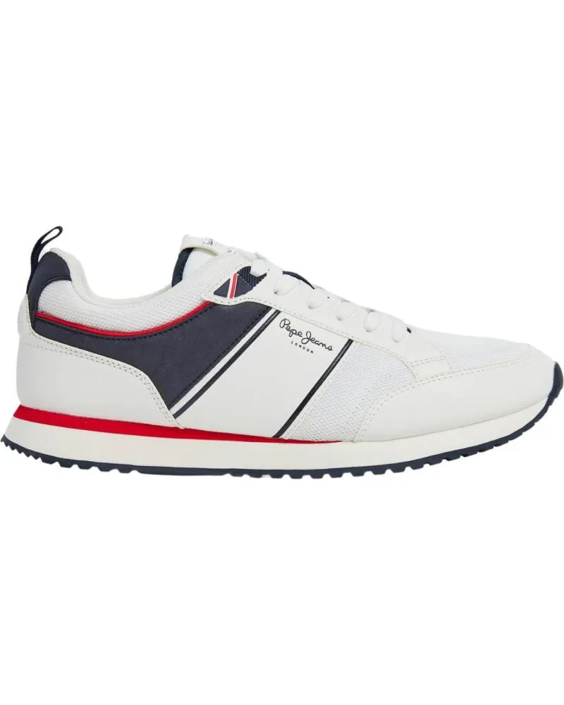 Zapatillas deporte PEPE JEANS  de Hombre ZAPATILLA PMS40009 800 WHITE 800WHITE  BLANCO