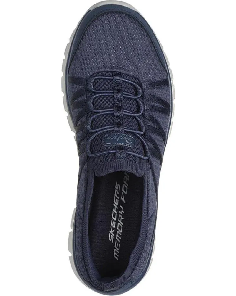 ZAPATILLAS DEPORTE SKECHERS  DE MUJER 100692 GRACEFUL  SOFT SOUL NVY  AZUL