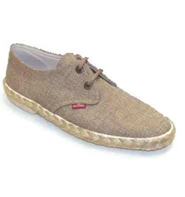 Zapatillas lona cordones Festival en marrón claro