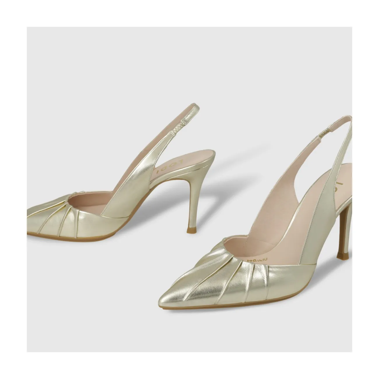 ZAPATOS DE SALÓN DORADOS SAFINE