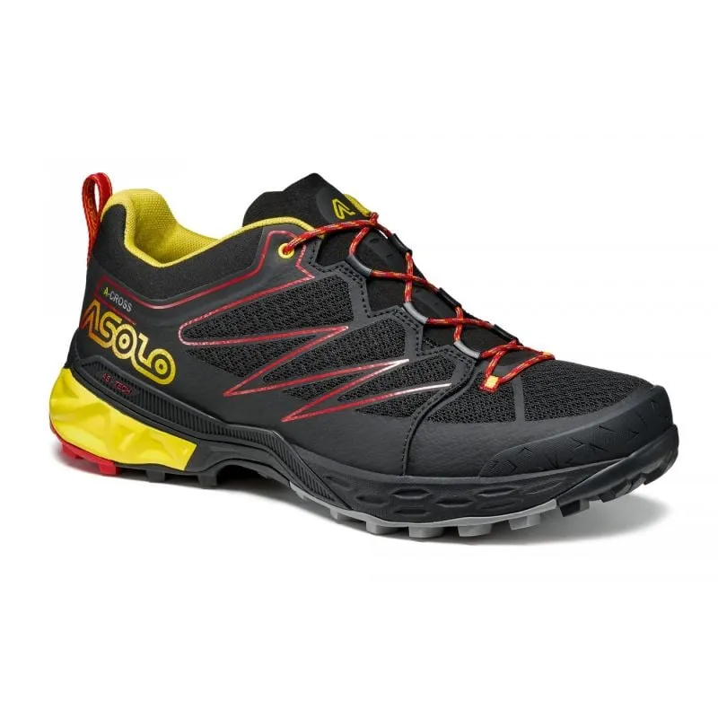Zapatos de senderismo Asolo Softrock (Negro/Negro/Amarillo) Men's