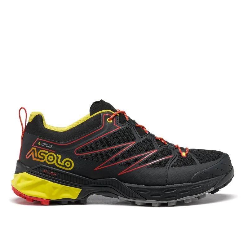 Zapatos de senderismo Asolo Softrock (Negro/Negro/Amarillo) Men's