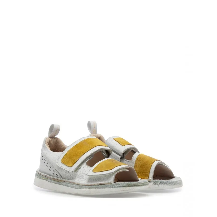 Zapatos Mujer Sandalias MOMA 1GS106 Tony White Manda Gamuza Blanco