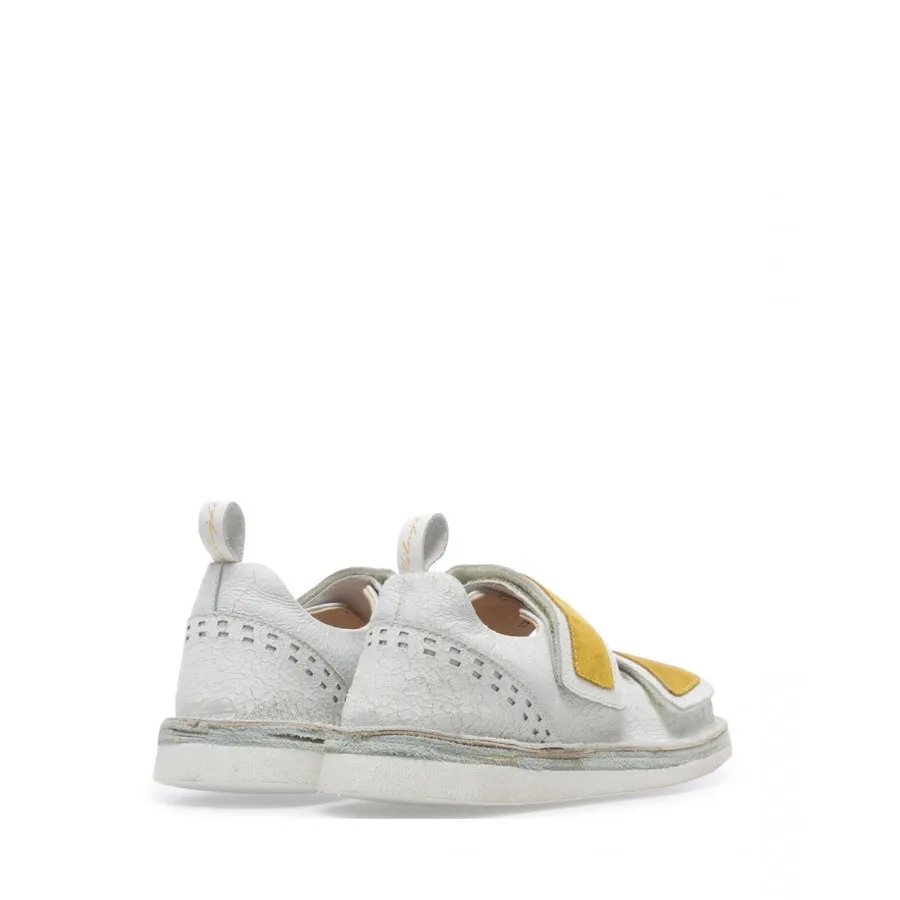 Zapatos Mujer Sandalias MOMA 1GS106 Tony White Manda Gamuza Blanco