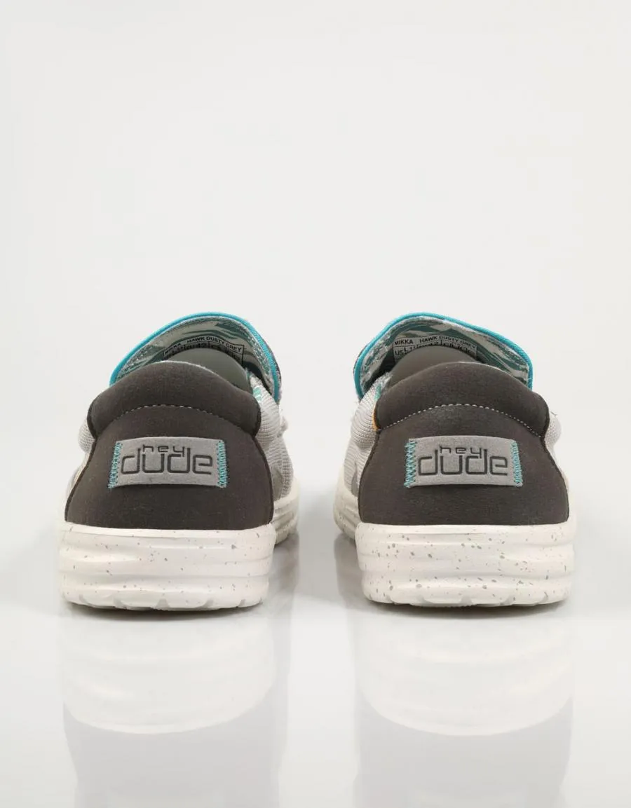  zapatos sport DUDE Mikka Hawk en Gris 78977
