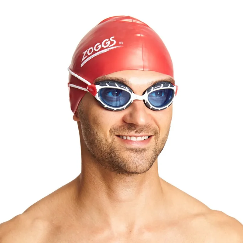 ZOGGS Predator REGULAR White Red BLUE